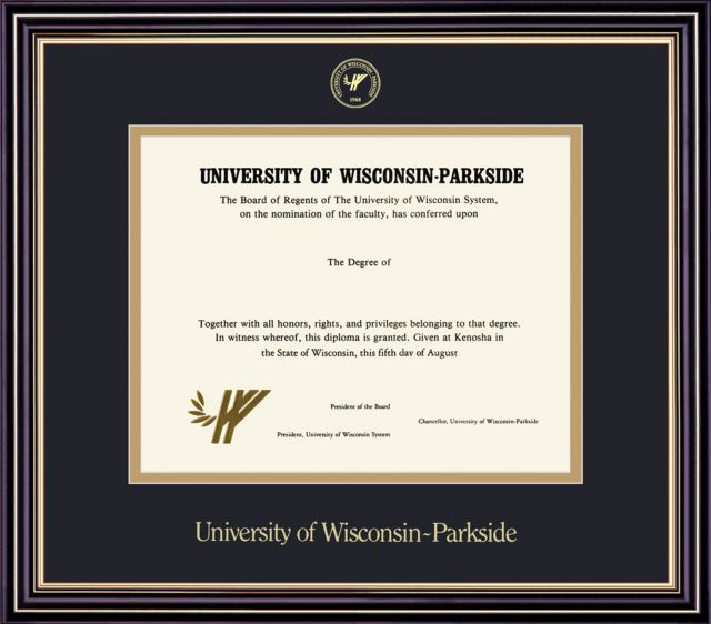 University of Wisconsin - Parkside 8'' x 10'' Prestige Diploma Frame