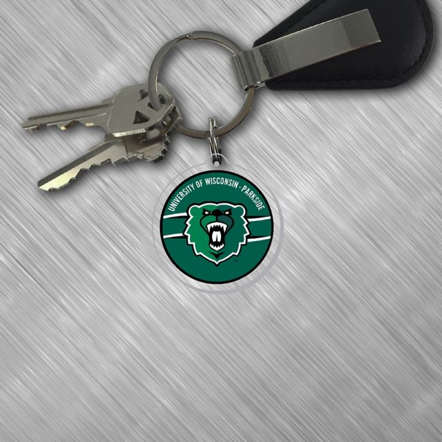 University of Wisconsin - Parkside Ranger Bear Laser Cut Keytag