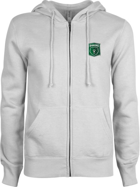 Wisconsin Parkside ENZA Womens Fleece Full Zip Hoodie Primary Athletic Mark - ONLINE ONLY