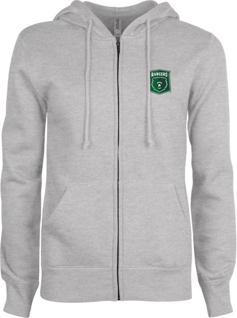 Wisconsin Parkside ENZA Womens Fleece Full Zip Hoodie Primary Athletic Mark - ONLINE ONLY